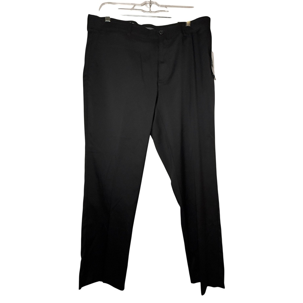 PGA TOUR Men's Golf Pants 34x29 Caviar Black Stretch Active Waist NWT